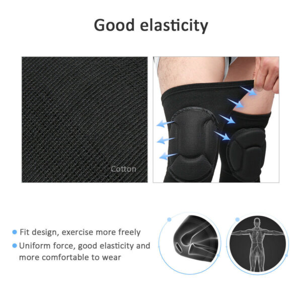 2 x Professional Knee Pads Leg Protector For Sport Work Flooring Construction - Image 9