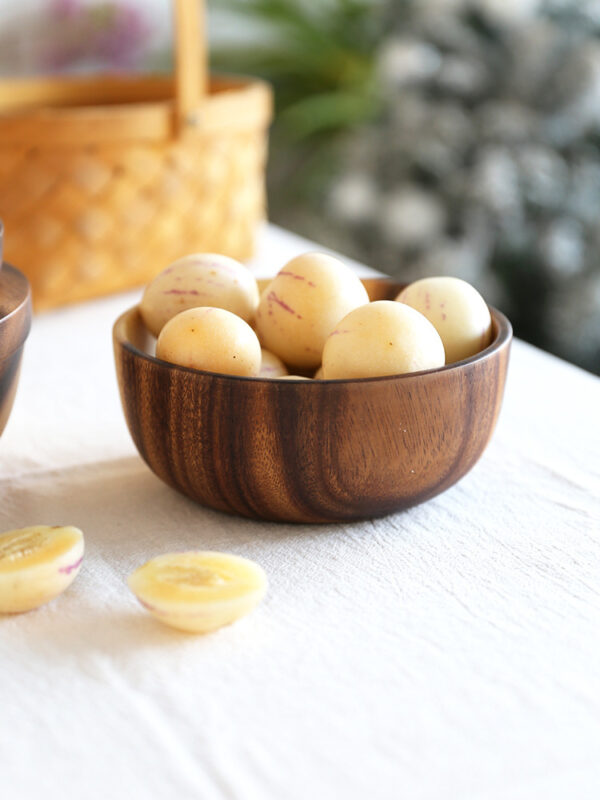 Kitchen Natural Wooden Bowl Household Fruit Bowl Salad Bowl For Home Restaurant Food Container Wooden Utensils Note The Size Hot - Image 4