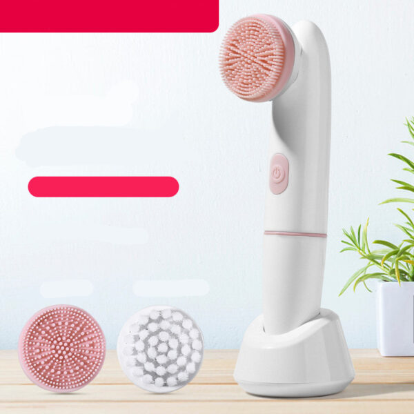 Electric Silicone Facial Cleanser,  Facial Cleansing Brush, Beauty Instrument Pore Cleaner - Image 2