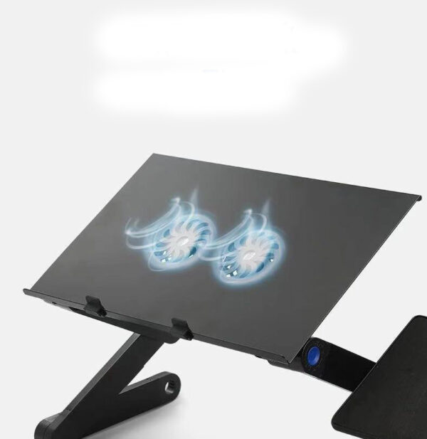 Folding Computer Desk Notebook Computer Stable With Double Fan - Image 10