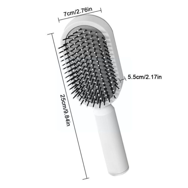 Women Fashion 3D Hair Growth Comb Hairbrush Self-Cleaning Hair Brush  Self Cleaning Hair Brush For Women Massage Scalp Promote Blood Circulation Anti Hair Loss - Image 8