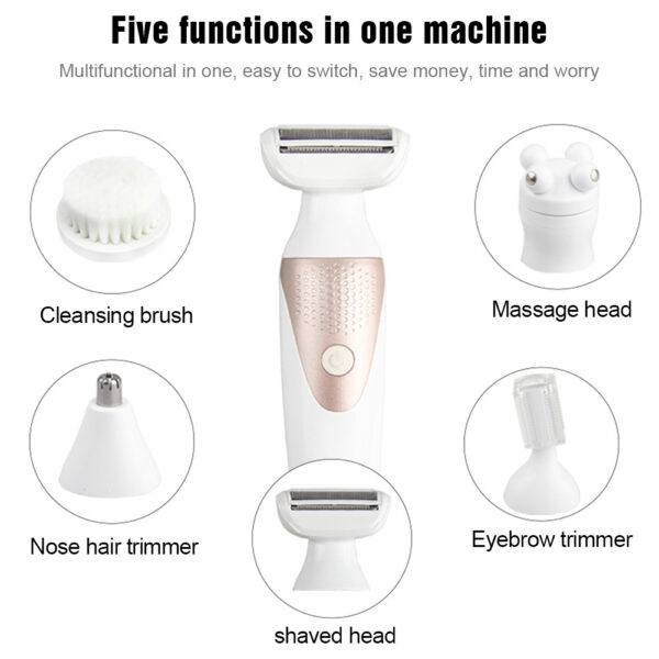 Shaving eyebrow hair removal instrument