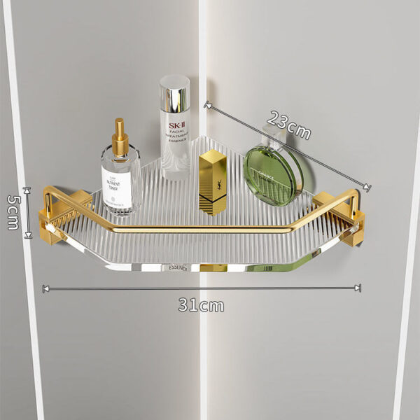 Acrylic Washroom Bathroom Shelving - Image 2