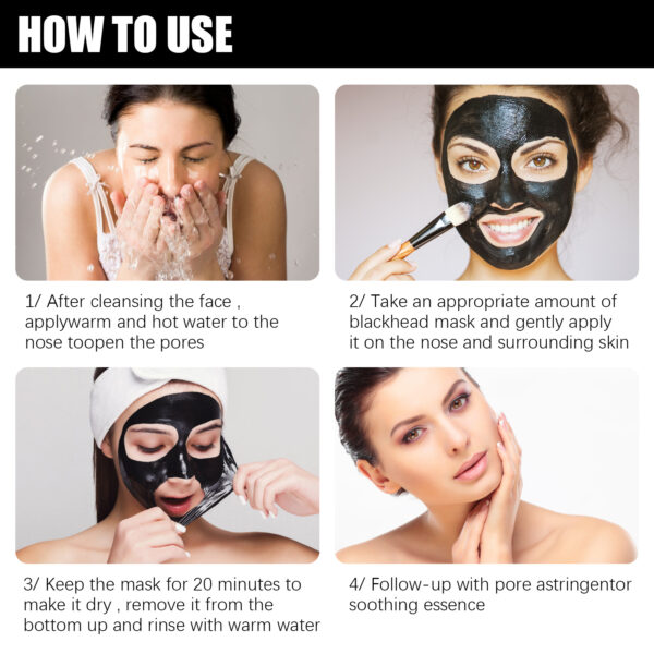 Peel Off Charcoal Deep Cleaning Facial Mask - Image 4