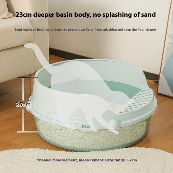 Anti-splash Semi Closed Litter Box - Image 4