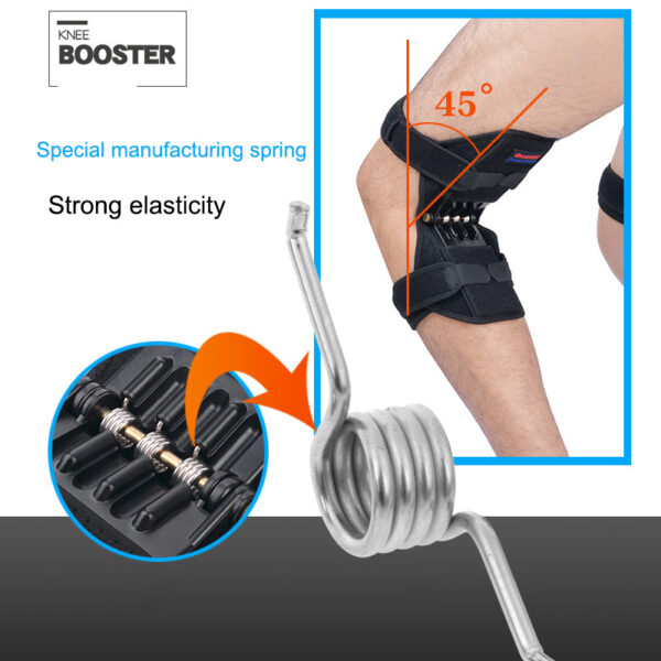 High Quality Knee Brace Patella Booster Spring Knee Brace Support For Mountaineering Squat Sports Knee Booster - Image 5