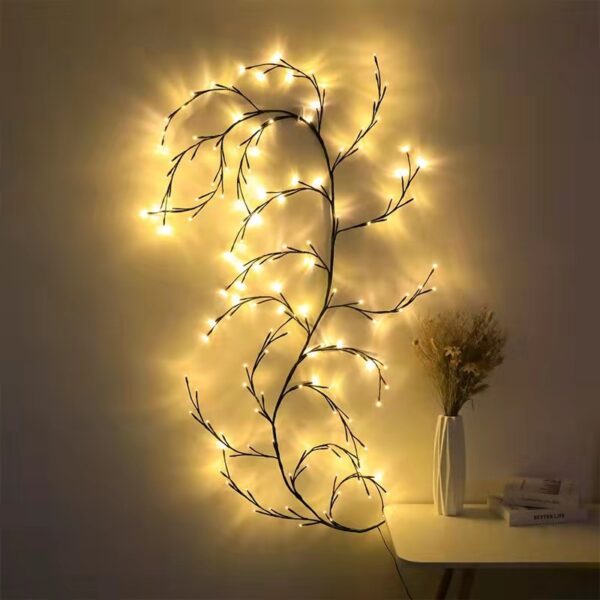 Vines With Lights Christmas Garland Light Flexible DIY Willow Vine Branch LED Light For Room Wall Wedding Party Decor - Image 8