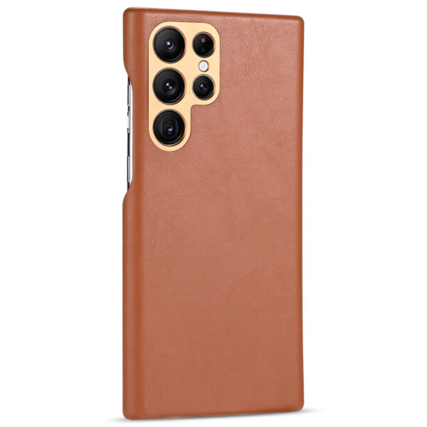 Full Soft Leather Fall Proof Simple Mobile Phone Case - Image 5