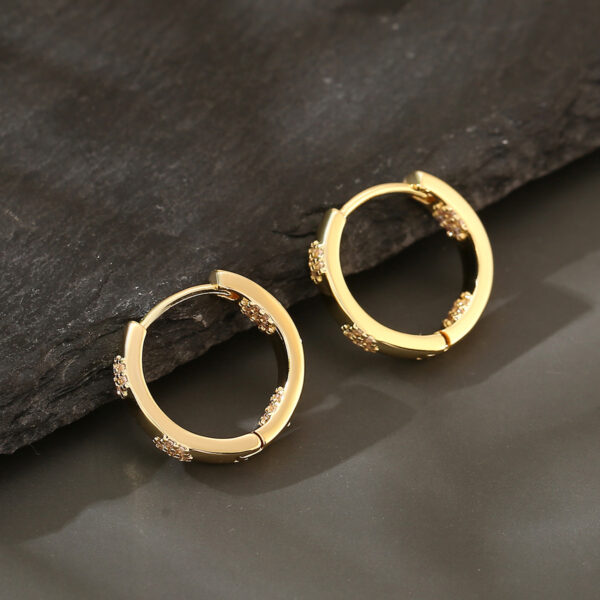 Retro Easy Matching Round Ear Clip Earrings - Image 5