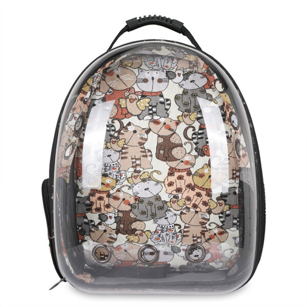 Cat And Dog Space Bag With A Large Backpack On The Chest - Image 5