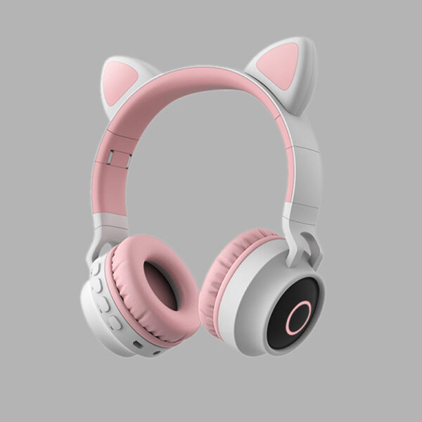 LED Light Cat Ear Headphones Wireless Bluetooth 5.0 Headset Portable Foldable Kids Headphone With Microphone Best Gift - Image 7