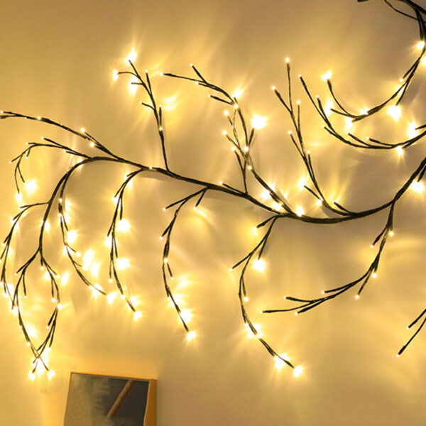 Vines With Lights Christmas Garland Light Flexible DIY Willow Vine Branch LED Light For Room Wall Wedding Party Decor - Image 4