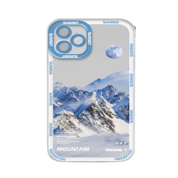 Rizhao Snow Mountain Blue Phone Case Angel Eyes Girl - Image 3