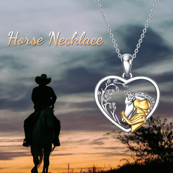 Horse Boys Girls Pendant Necklace Gifts Locket Necklace that holds pictures for Family - Image 3