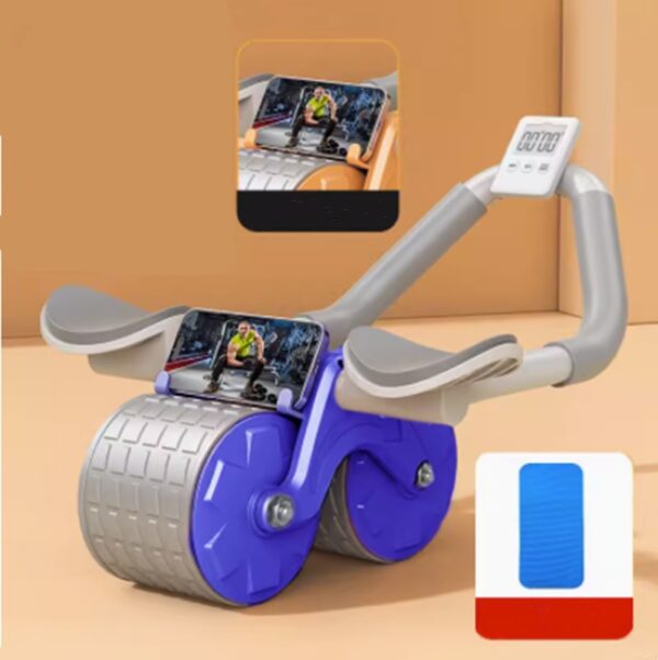 Beginner's Automatic Rebound Belly Wheel Fitness Equipment - Image 7