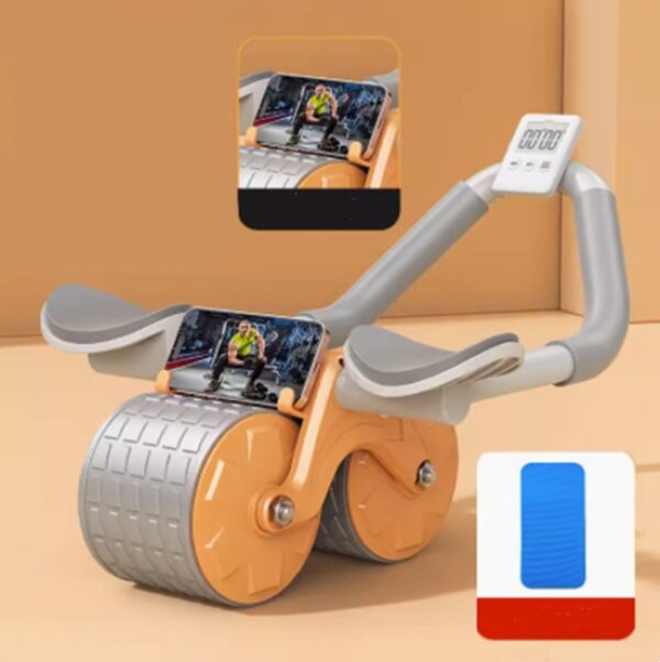 Beginner's Automatic Rebound Belly Wheel Fitness Equipment - Image 3