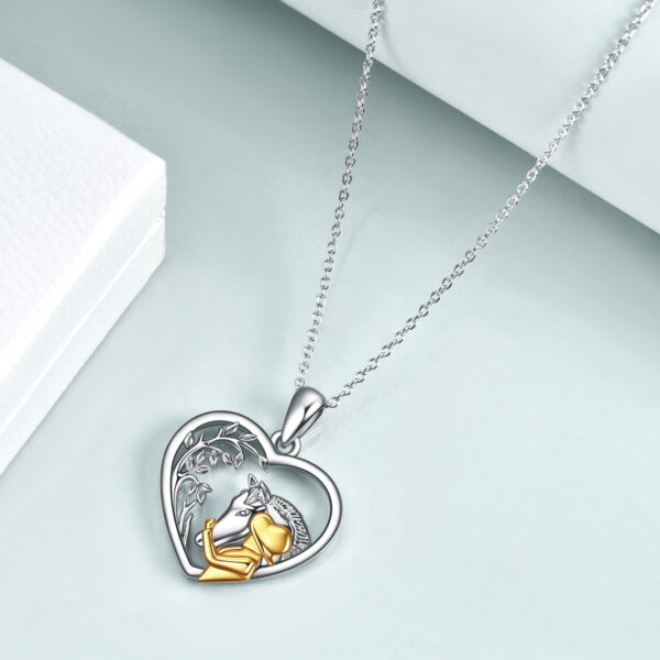 Horse Boys Girls Pendant Necklace Gifts Locket Necklace that holds pictures for Family - Image 4