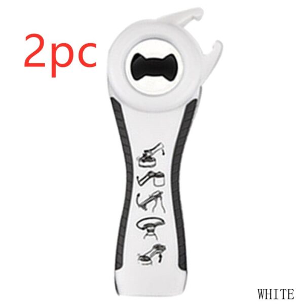 5 in 1 Creative Multifunction Stainless Steel Can Opener Beer Bottle Opener - Image 10