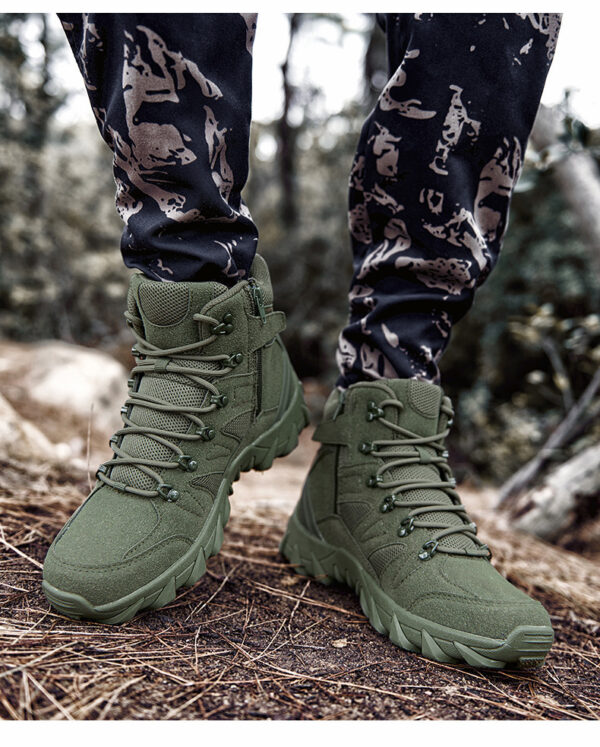 Men's Training Combat Boots Outdoor Hiking Shoes - Image 4